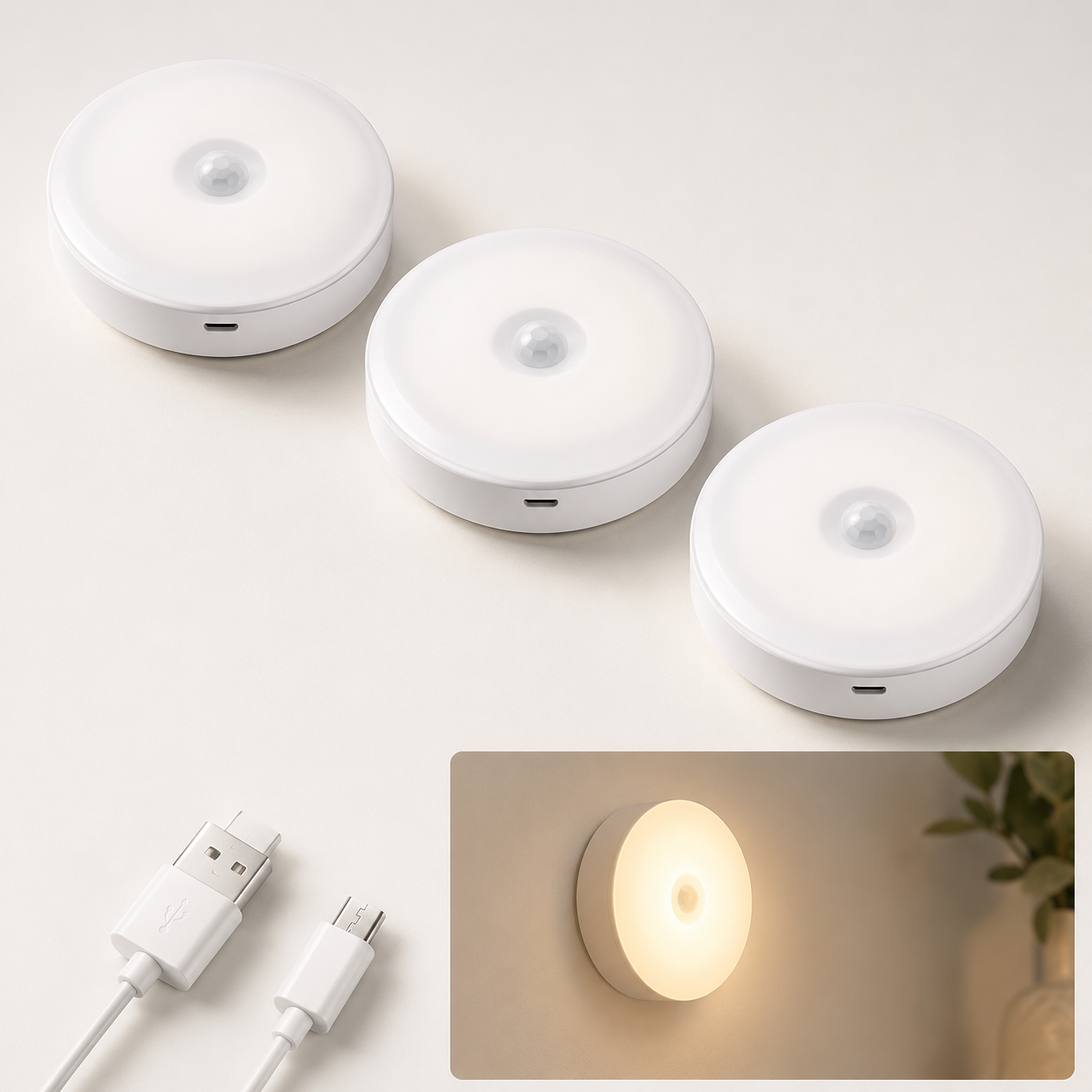 C-Glow™ Motion Sensor Lights – 3 Pack