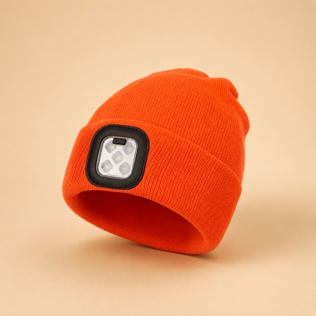 NightBeam™ Rechargeable LED Beanie
