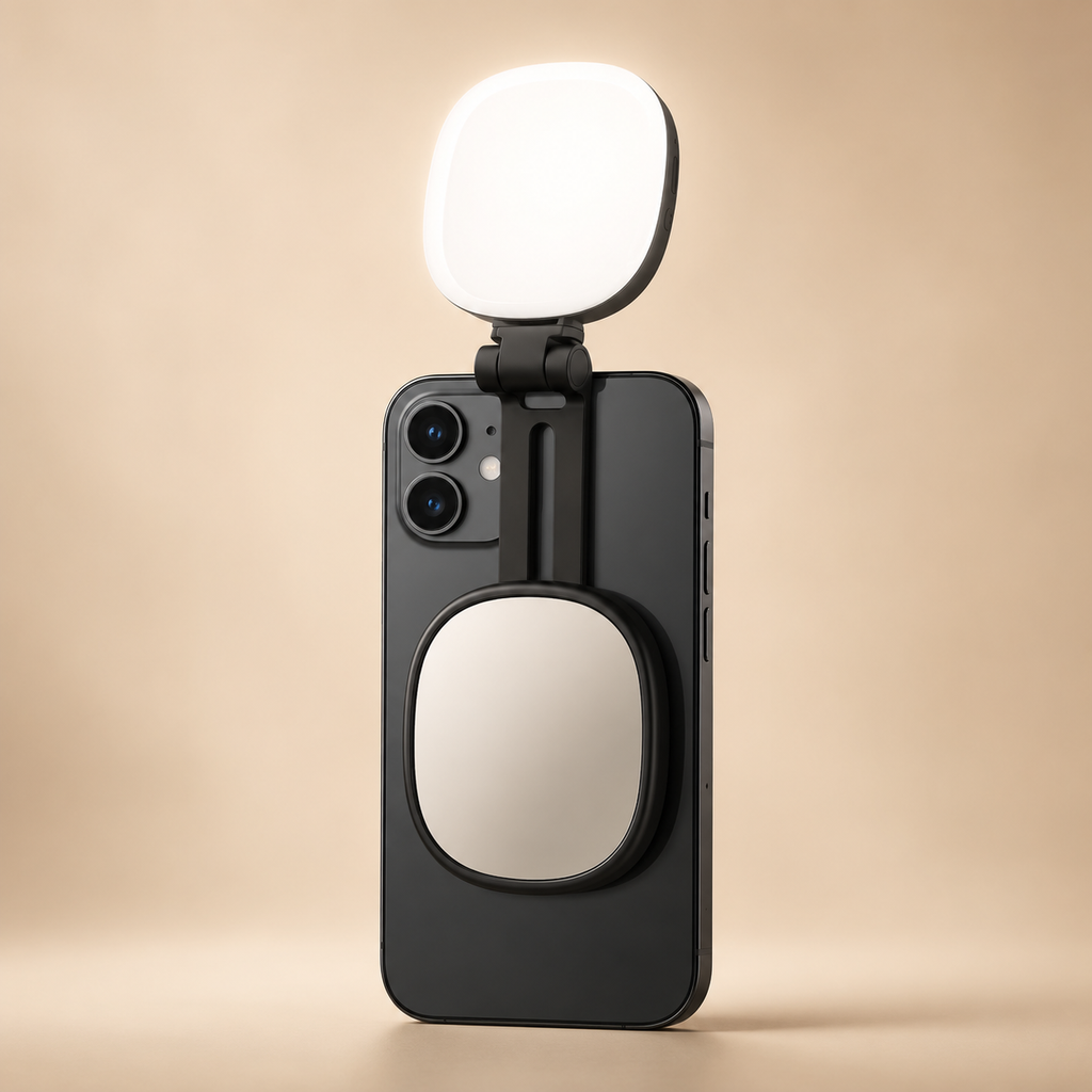 C-Snap Magnetic Selfie Light & Mirror